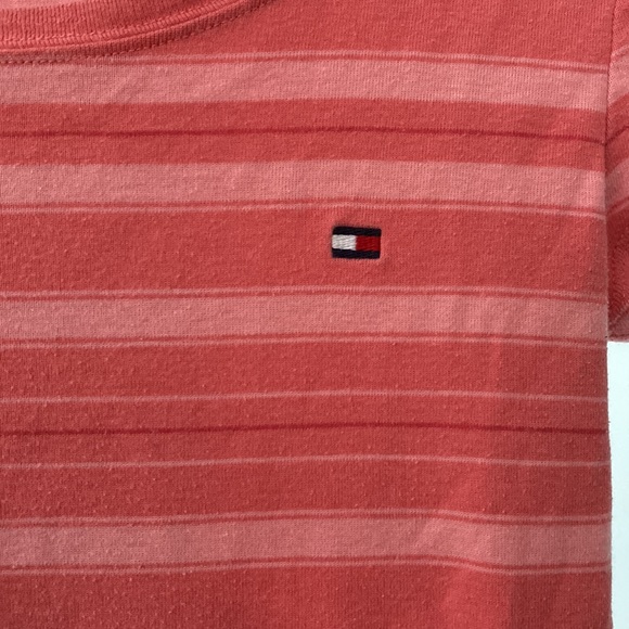 3 for $20 - Salmon Tommy Hilfiger Vintage Round Neck Top - Picture 2 of 5